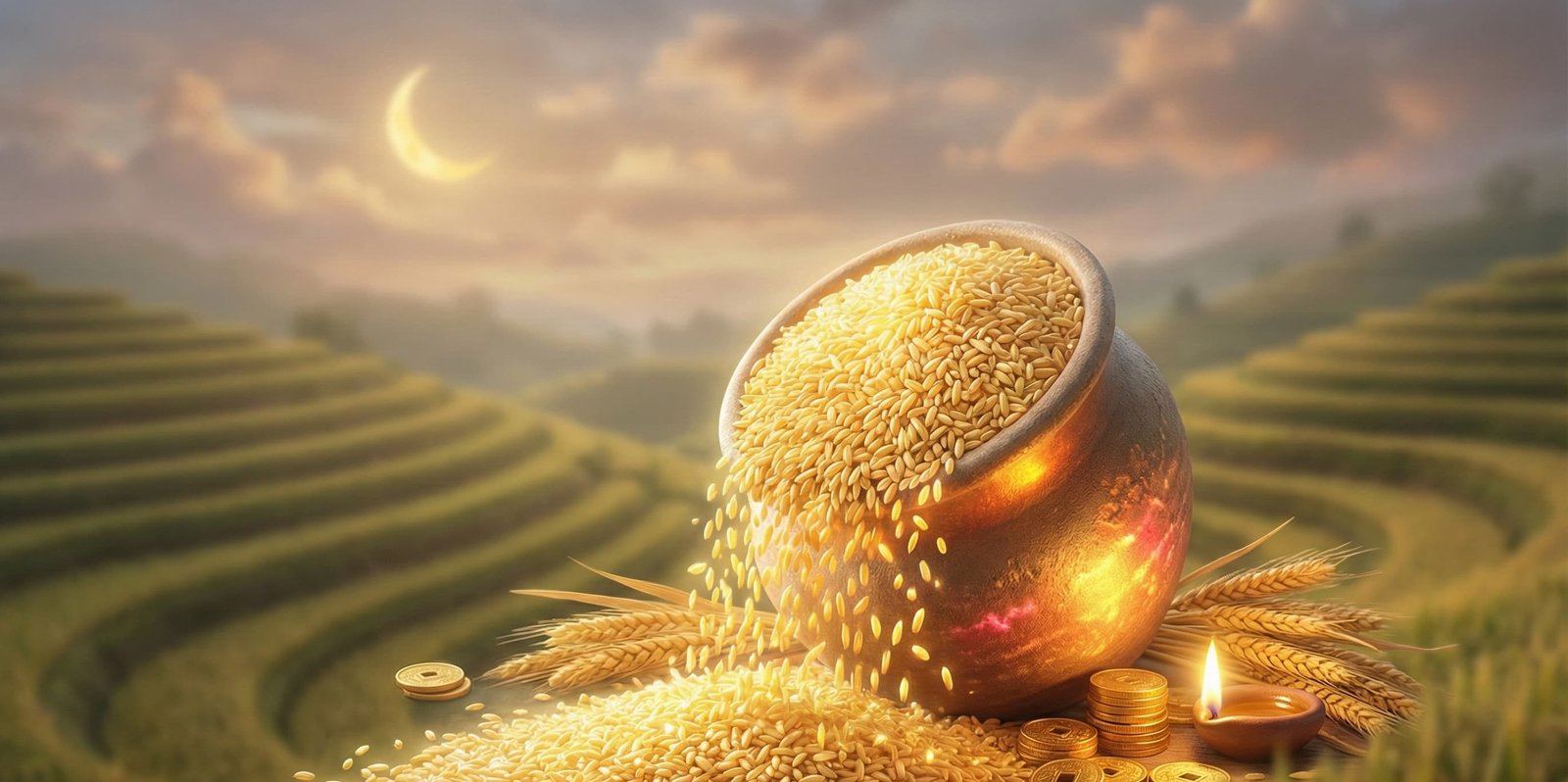 Ritual con arroz para nunca faltar dinero: la tradición del grano que se multiplica