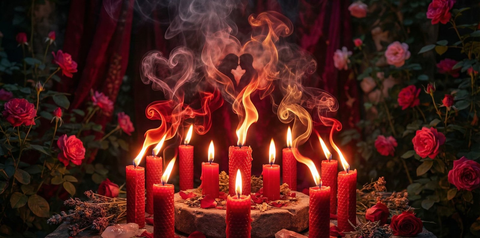 Ritual para atraer el amor verdadero con velas rojas: magia del fuego para romance apasionado