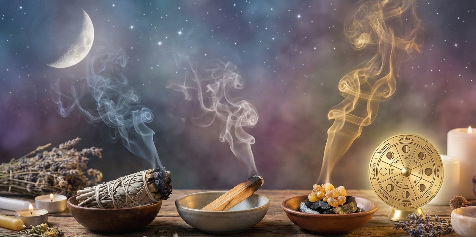 Sahumerio de limpieza: qué quemar y cuándo - Guía completa de hierbas y resinas sagradas