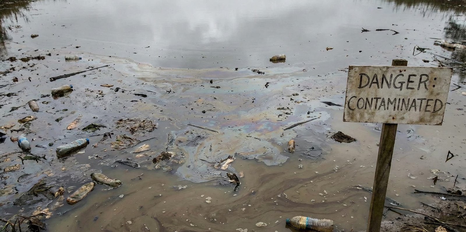 Soñar con agua sucia o turbia: significado de emociones confusas y situaciones turbias