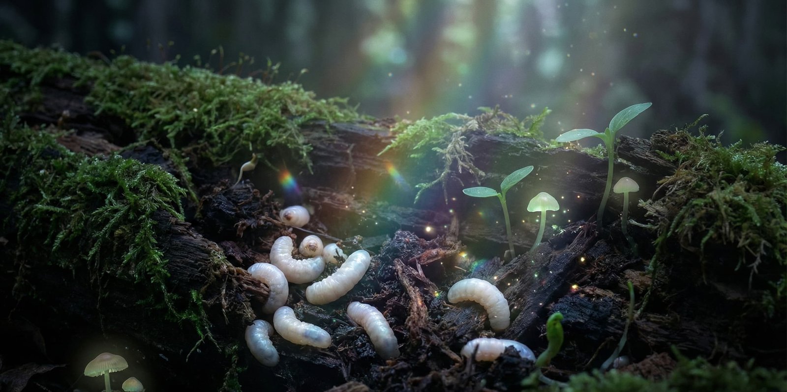 Soñar con gusanos blancos: limpieza, procesos internos y algo que te da asco emocional