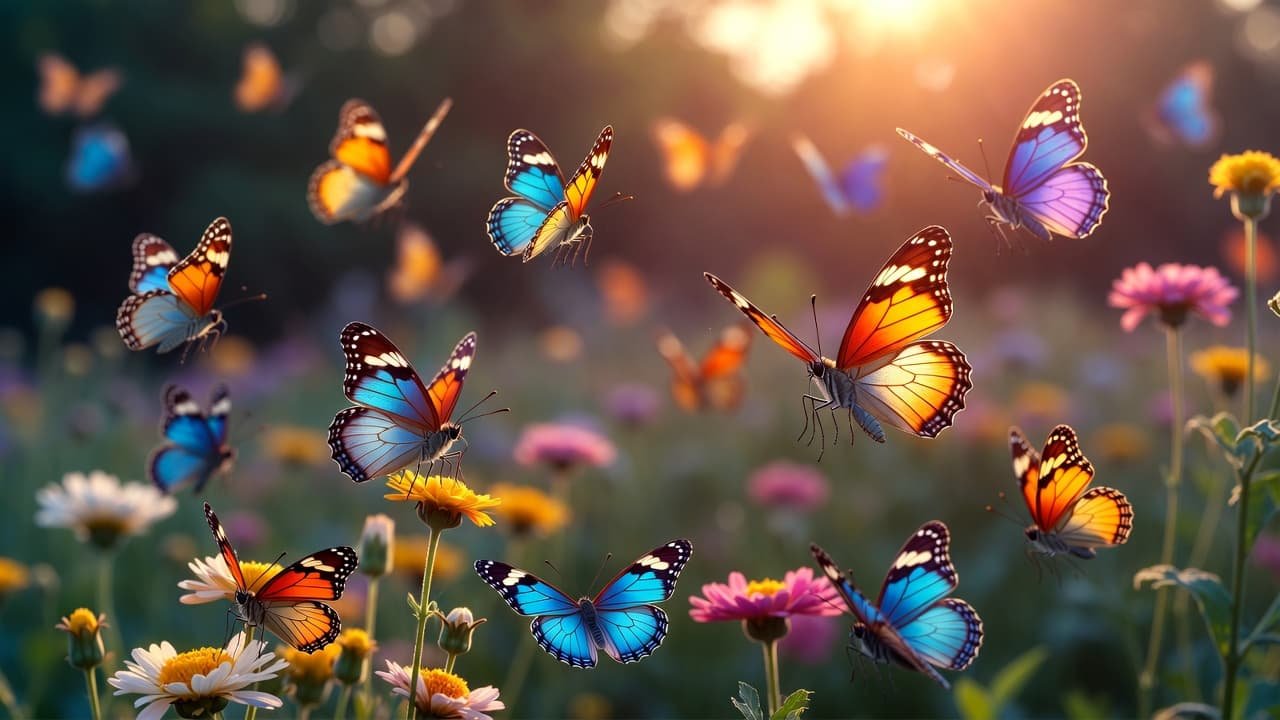 Soñar con mariposas de colores: La metamorfosis de tu alma