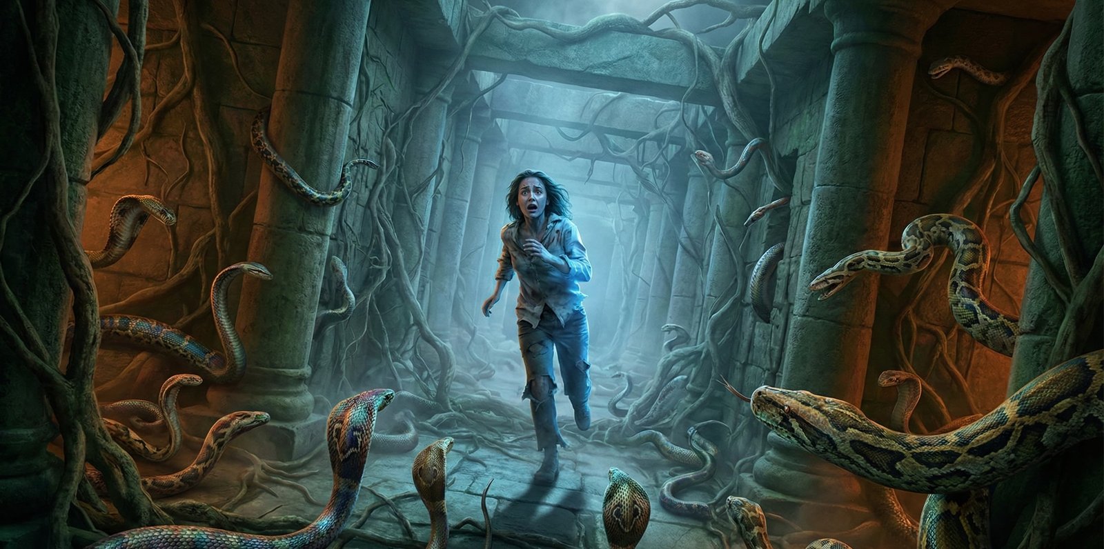 Soñar con serpientes que te persiguen: significado de amenazas, miedos y transformación