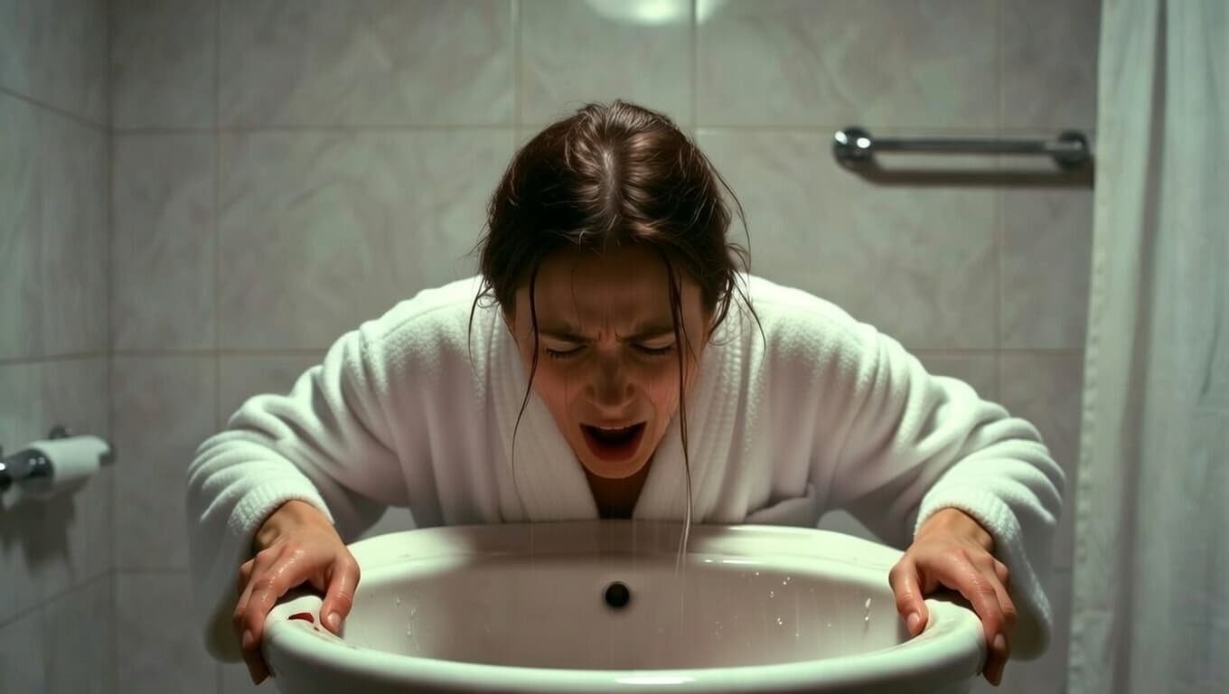 Soñar con vomitar sangre: La purga dolorosa de emociones tóxicas