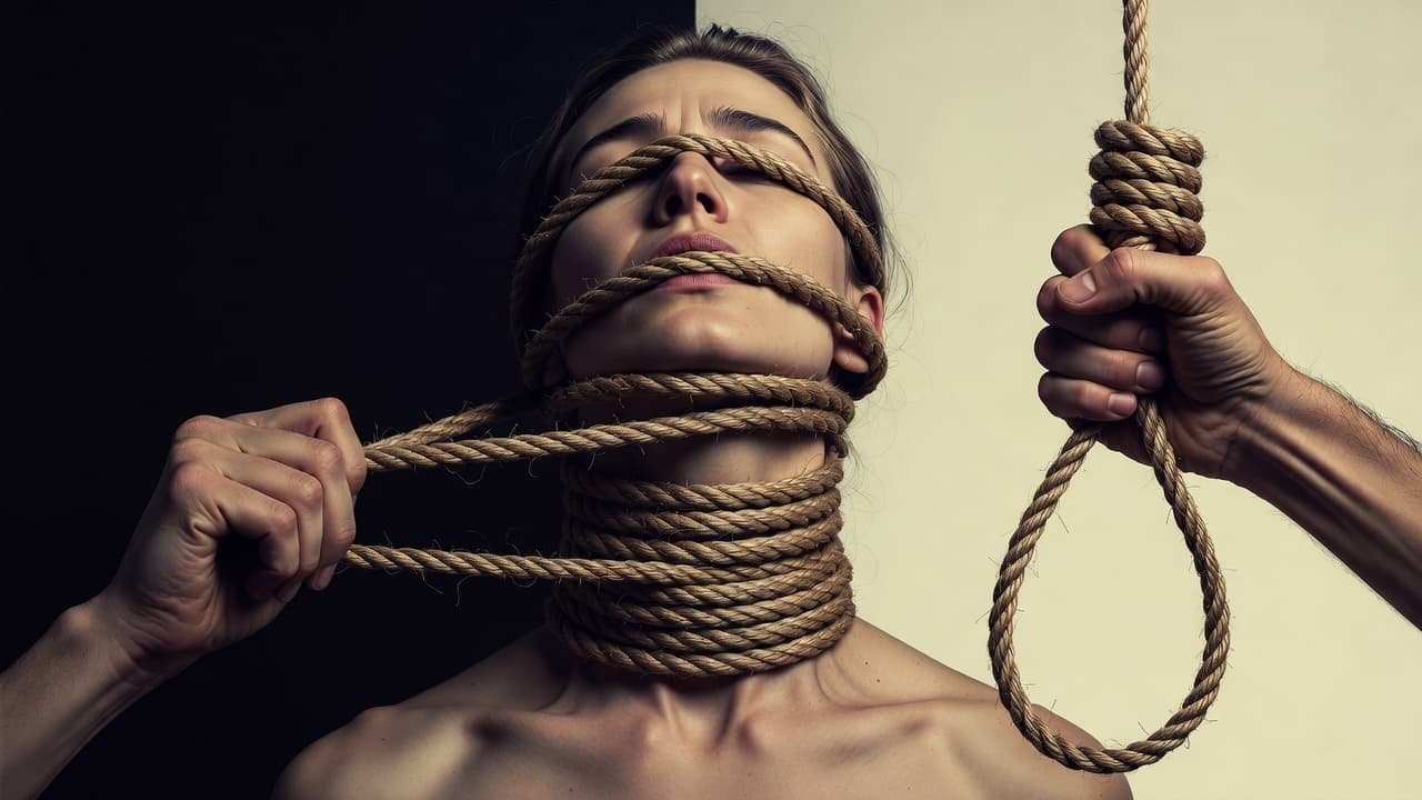 Soñar que te ahorcas o te cuelgan: Asfixia emocional y dependencia